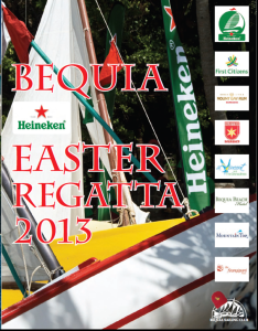 Caribbean Sailing Regattas poster for Bequia Easter Regatta