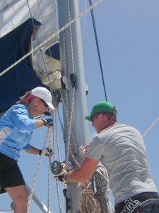 Raising the Main - LTD Sailing