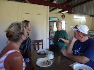 Jerry from Spice Isle Coffee explains the process