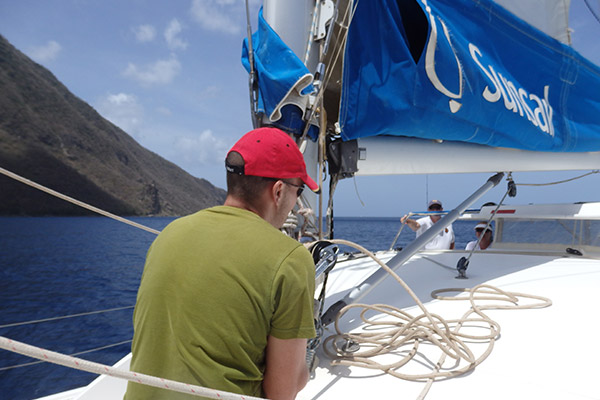 Sailing the Caribbean